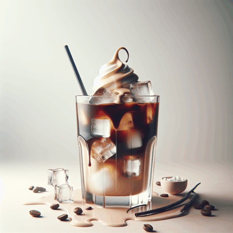 Cold Coffee with Vanilla Drizzle: Refreshing Summer Recipe