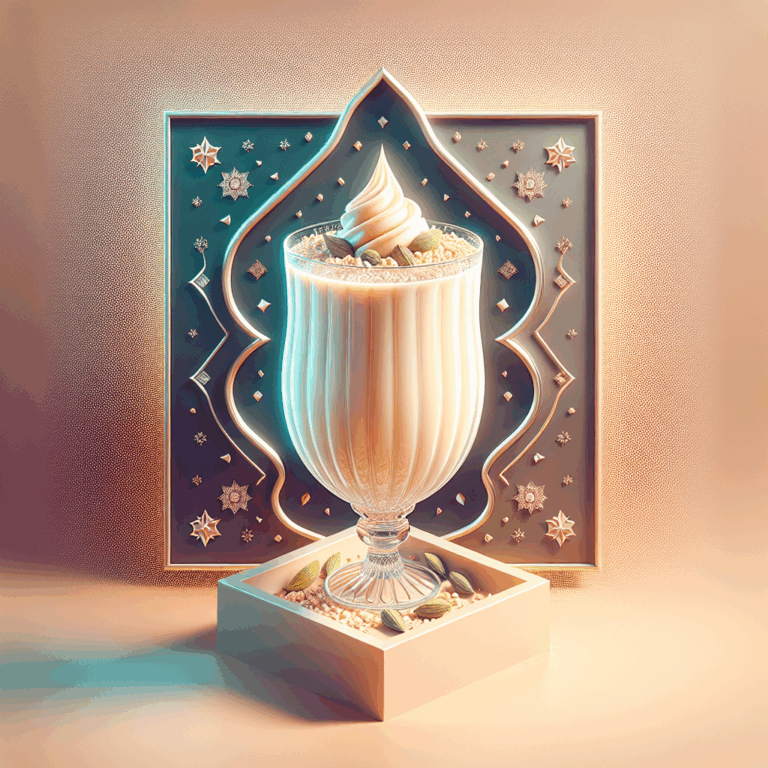 Sweet Lassi with Cardamom Bliss Recipe