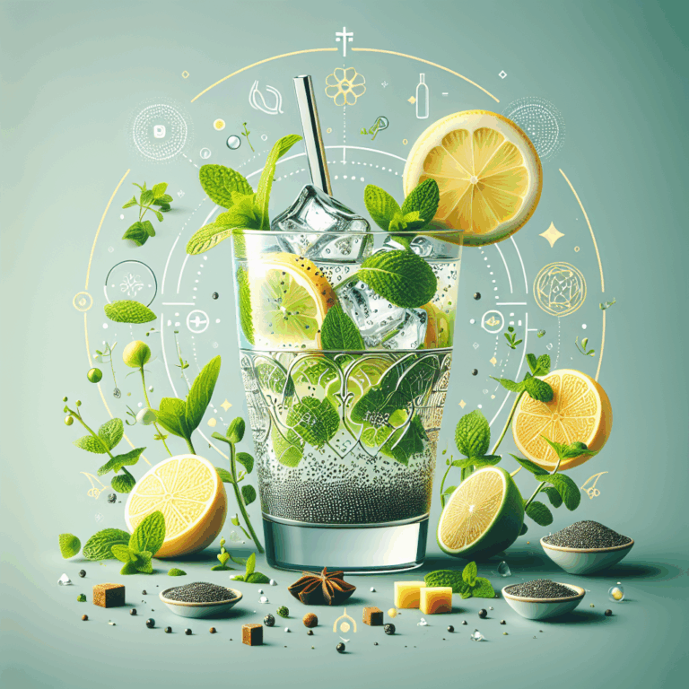 Mint Lemonade with Chia Seed Recipes: Refreshing Summer Sip
