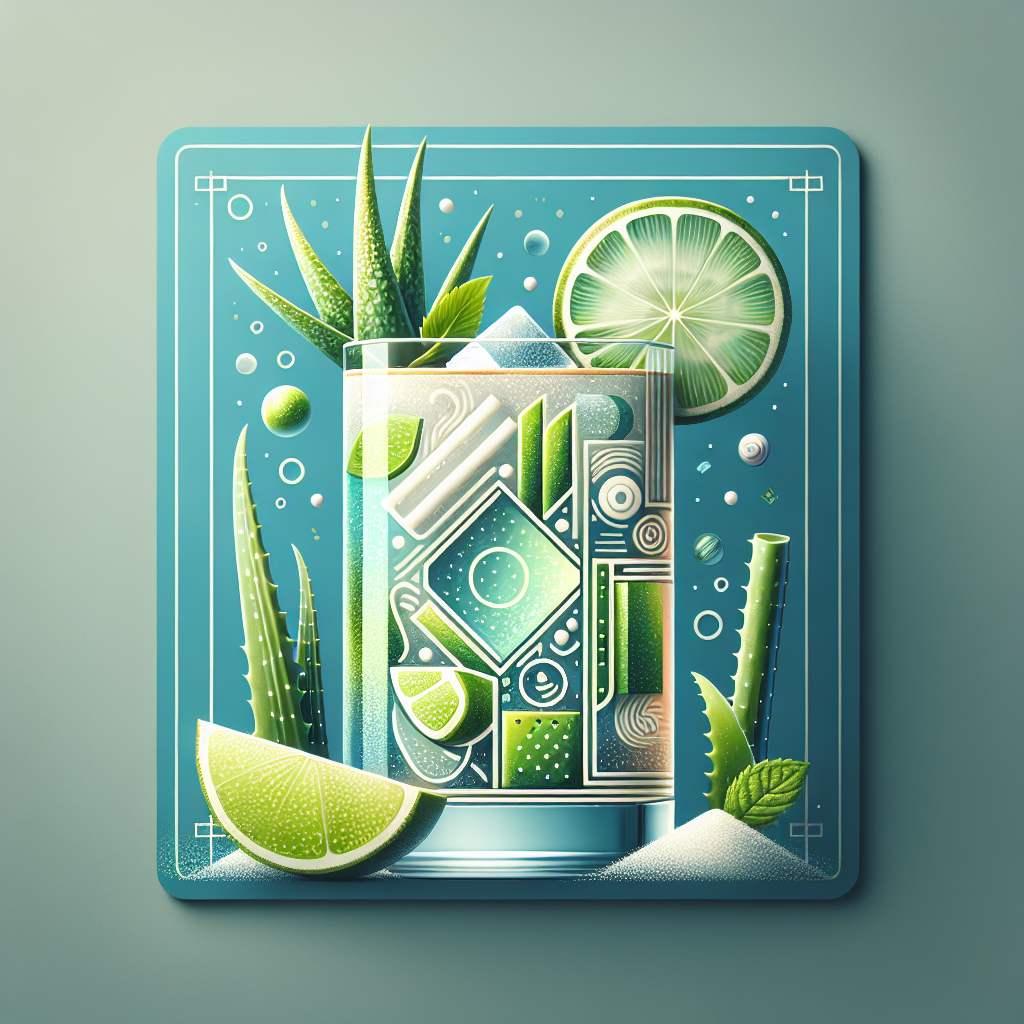 Refreshing Coconut Water with Aloe Vera Bits