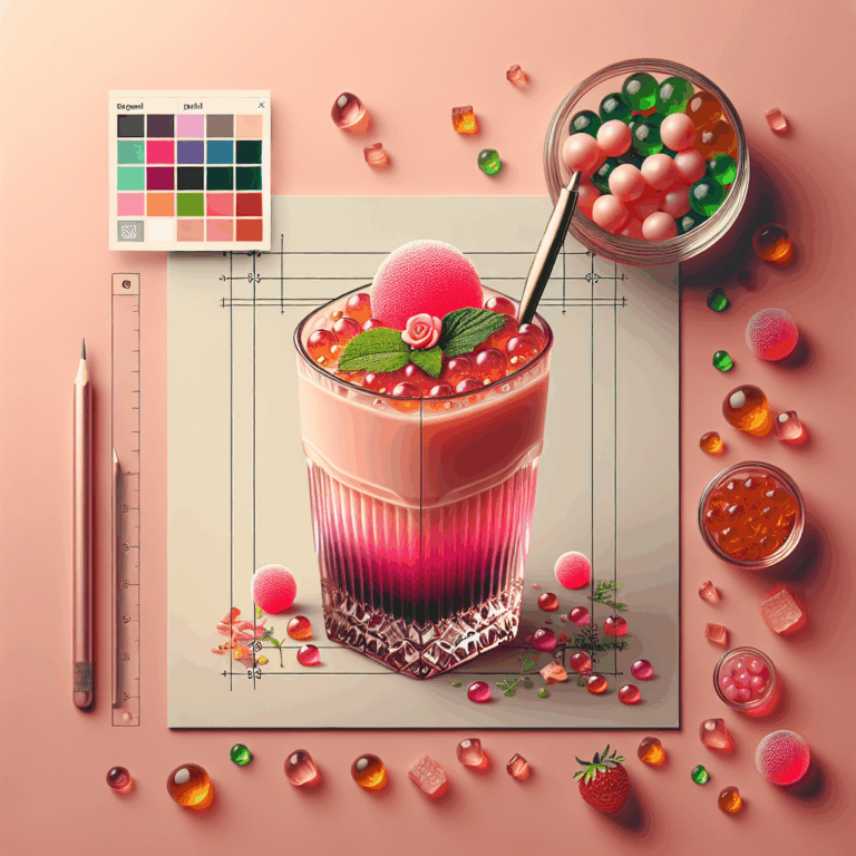 Refreshing Falooda with Rose Jelly Pearls Recipe