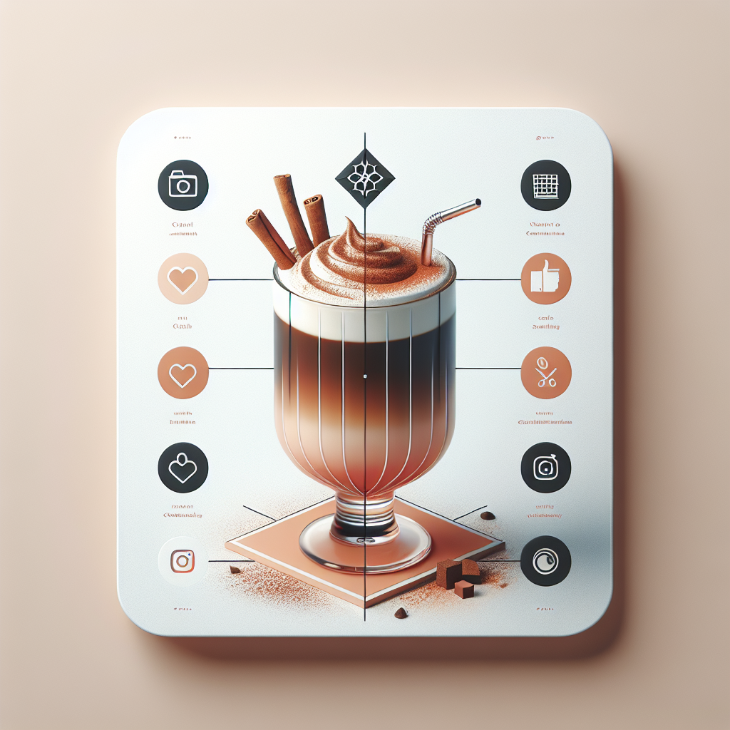 Cold Mocha with Cinnamon Dust Refreshing Iced Mocha